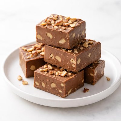 Image of Walnut Milk Chocolate Cream Fudge