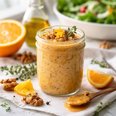 Image of Walnut Orange Salad Dressing