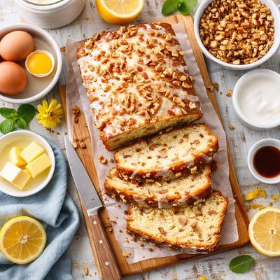 Image of Walnut Pound Cake B H G