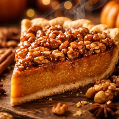 Image of Walnut Pumpkin Pie