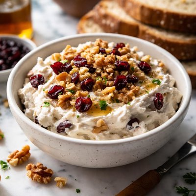 Image of Walnut Raisin Dried Cranberries Cream Cheese Spread