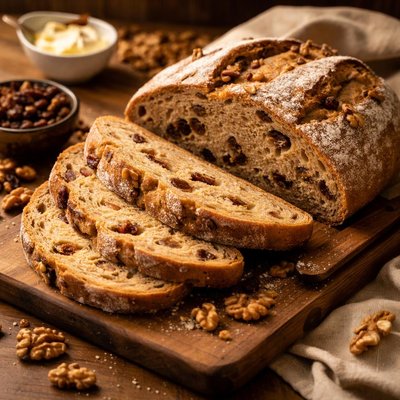 Image of Walnut Raisin Whole Wheat Bread