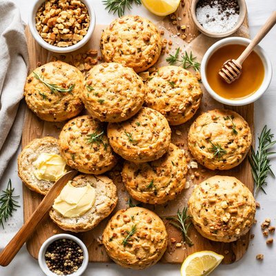 Image of Walnut Rosemary Biscuits