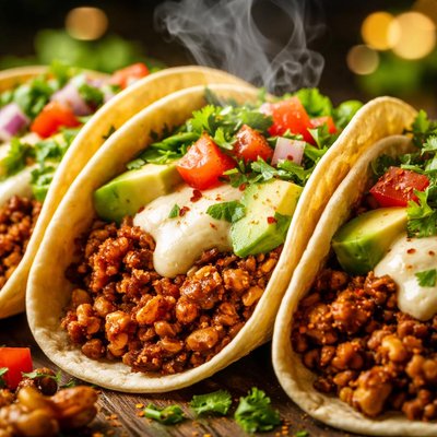 Image of Walnut Taco Wraps with Cashew Cheese