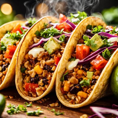 Image of Walnut Veggie Tacos