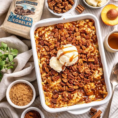 Image of War Eagle Bean Palace Pecan Cobbler