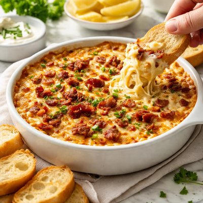 Image of Warm and Cheesy Bacon Dip