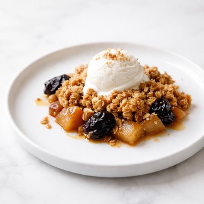 Image of Warm Apple Prune Crumble