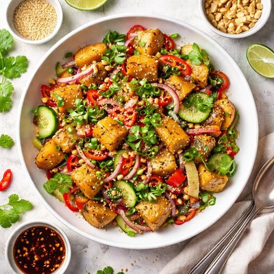 Image of Warm Asian Potato Salad