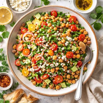Image of Warm Bean and Herb Salad