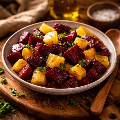 Image of Warm Beets with Pineapple
