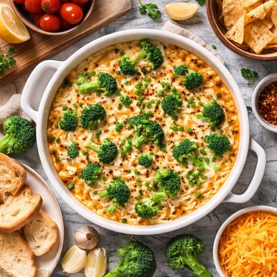 Image of Warm Broccoli and Cheese Dip