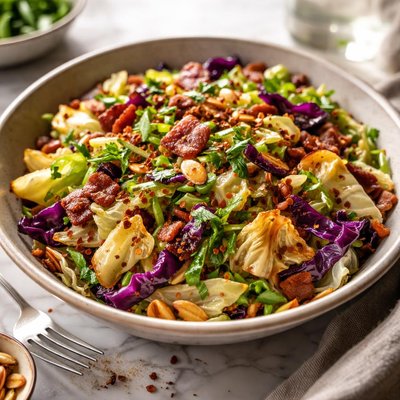 Image of Warm Cabbage Salad by Sam Zien