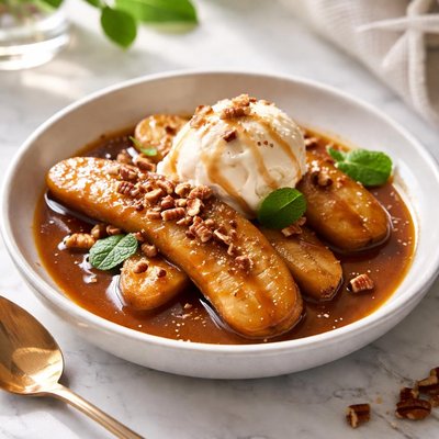 Image of Warm Caramel Bananas