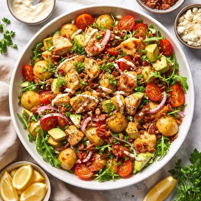 Image of Warm Chicken Bacon Potato Salad