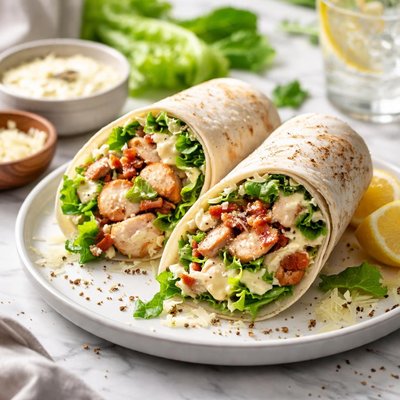 Image of Warm Chicken Caesar Wraps