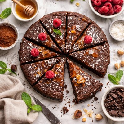 Image of Warm Chocolate Honey Torte