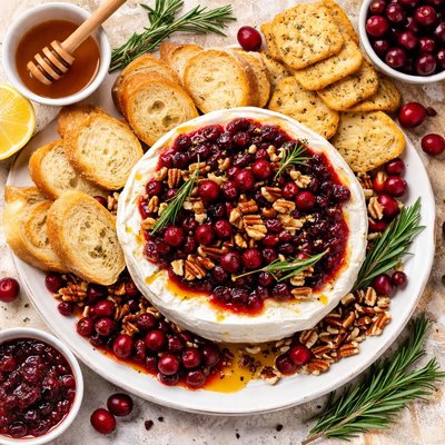 Image of Warm Cranberry Brie