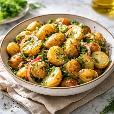 Image of Warm Dill Potato Salad
