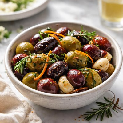 Image of Warm Imported Olive Appetizer