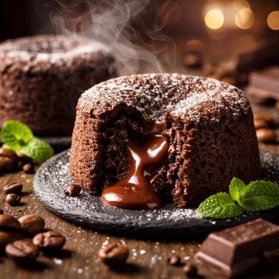 Image of Warm Mocha Truffle Cakes