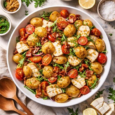 Image of Warm Potato Salad with Brie