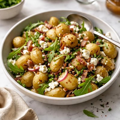 Image of Warm Potato Salad with Goat Cheese