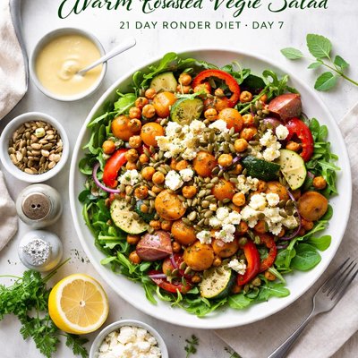 Image of Warm Roasted Vegie Salad 21 Day Wonder Diet Day 7