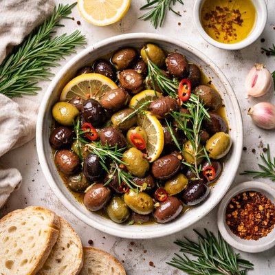Image of Warm Rosemary Olives