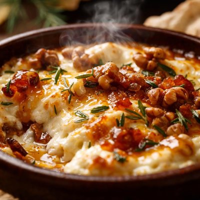 Image of Warm Sweet and Savoury Goat Cheese Dip