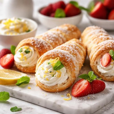 Image of Warm Weather Cream Horn Filling