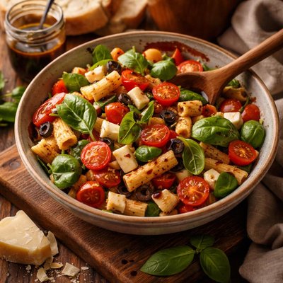 Image of Warm Ziti Salad with Balsamic Vinaigrette