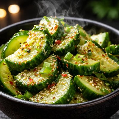 Image of Wasabi Cucumber Salad