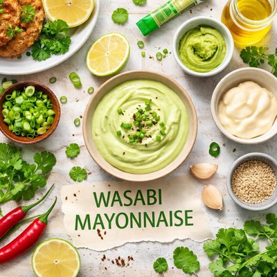 Image of Wasabi Mayonnaise for Crab Fish or Clam Cakes