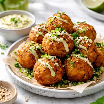 Image of Wasabi Potato Balls