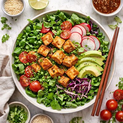 Image of Watercress and Tofu Salad