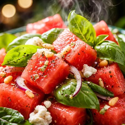 Image of Watermelon and Basil Salad
