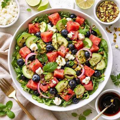 Image of Watermelon and Goat Cheese Salad