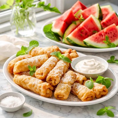 Image of Watermelon and Rollkuchen