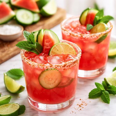 Image of Watermelon Cucumber Margaritas