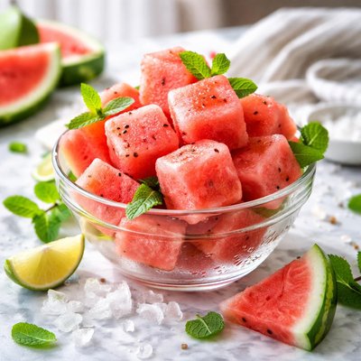 Image of Watermelon Ice Cubes