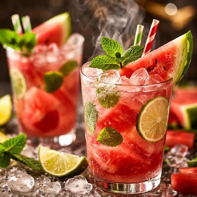 Image of Watermelon Mojitos