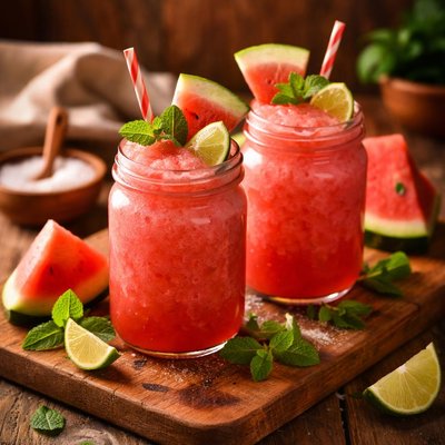 Image of Watermelon Rum Slushes