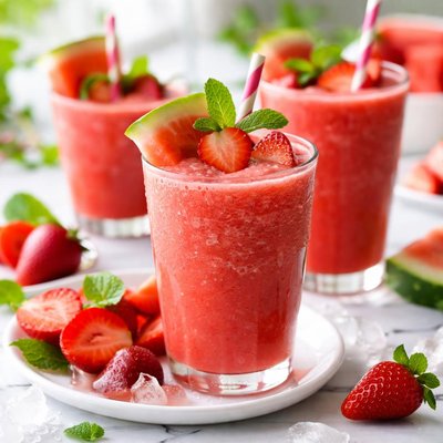 Image of Watermelon Strawberry Smoothie