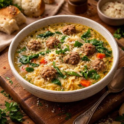 Image of Wedding Soup with Stracciatella