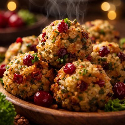 Image of Wee Cranberry Stuffing Balls