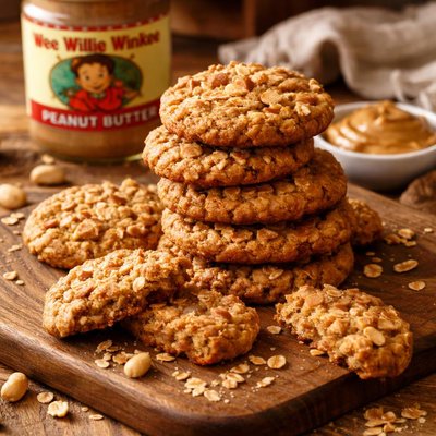 Image of Wee Willie Winkee Peanut Butter Oatmeal Cookies