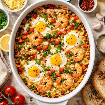 Image of Weekend Cookers Shrimp and Egg Casserole