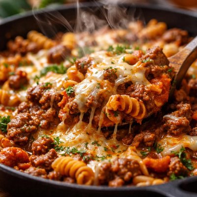 Image of Weeknight Beef Skillet Casserole