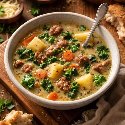Image of Weeknight Sausage Potato Soup